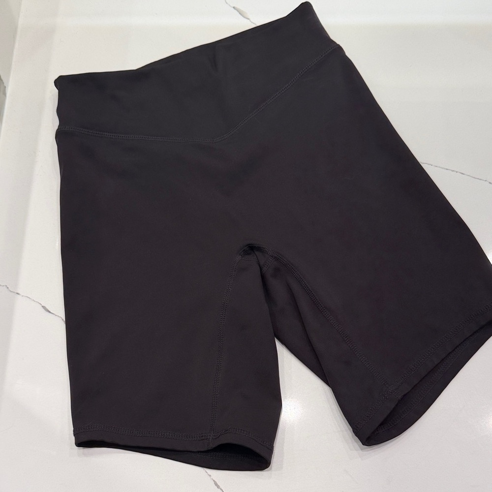 Balance Athletica High-Waist‎ Black Women's Biker Shorts